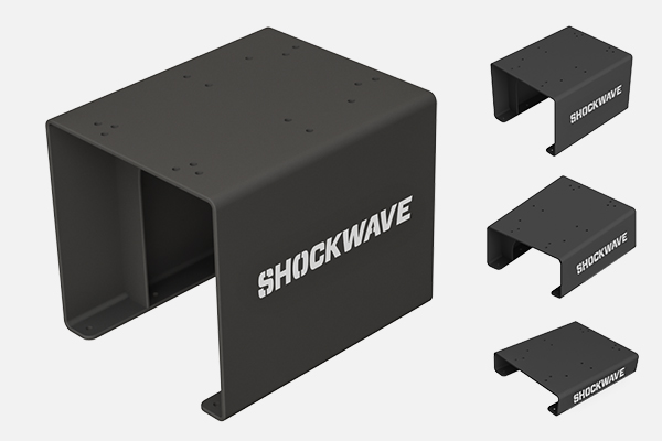 Shockwave S5 Riser Boxes - black